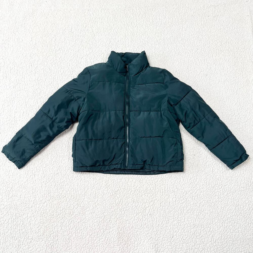 Brandy Melville Dark Green Puffer Jacket
